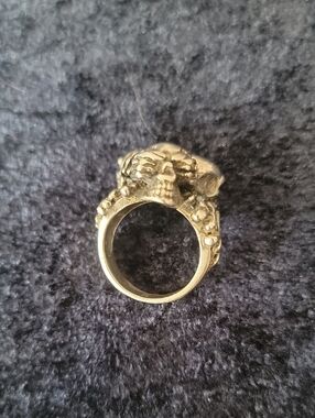 Skull Statement Ring Stainless Steel